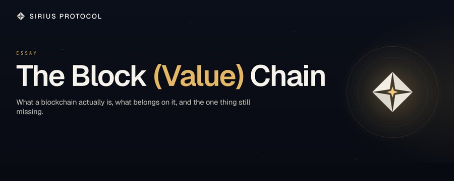 The Block (Value) Chain